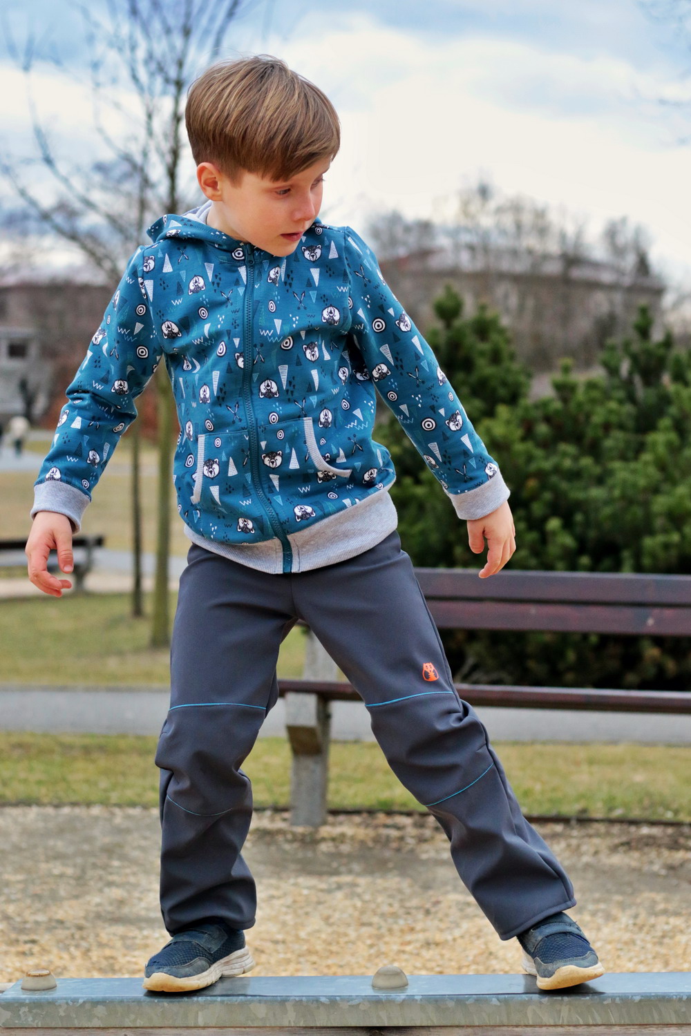 Softshellové kalhoty zimní (s fleecem)