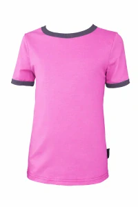 Dívčí bambusové tričko KR - růžové DOPRODEJ vel. 116,122