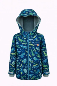Dětská softshellová bunda -tm. modrá DINO