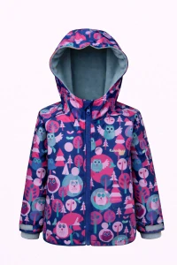 Dívčí softshellová bunda - tm. modré SOVY