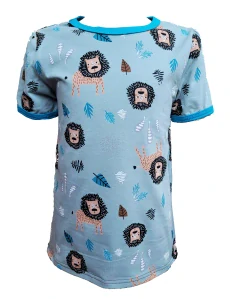 Chlapecké tričko krátký rukáv -sv. modré lvi