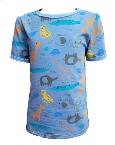 Chlapecké tričko krátký rukáv -sv. modré - ZOO