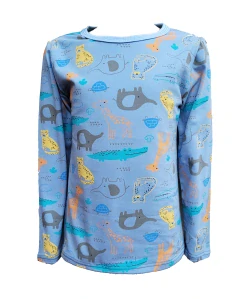 Dětské tričko dlouhý rukáv -sv. modré - ZOO