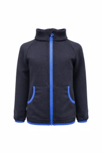 Dětská mikina -černá - tepláková s chloupkem