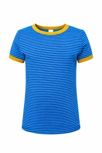 Dětské tričko KR - modré proužky