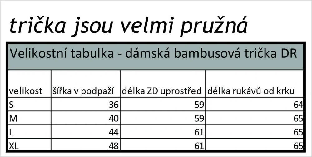 Dámské bambusové tričko s dlouhým rukávem - černé - šedý lem