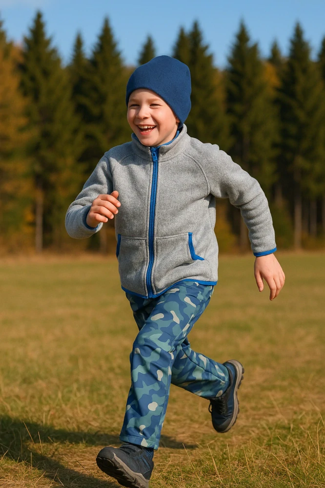 Dětská mikina  - světle šedá - svetrovina