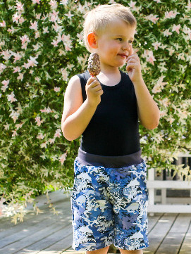 Funkční tílko bambusové dětské černé 