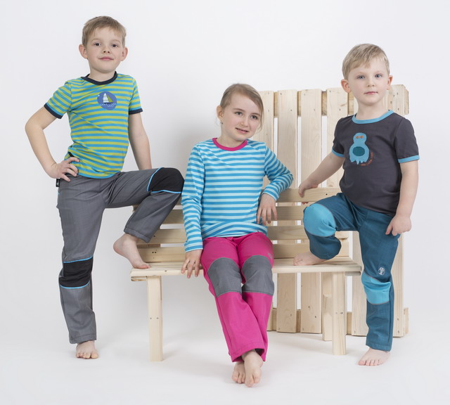 Dětské softshellové kalhoty letní růžové 