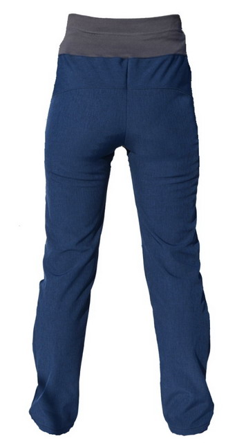 Dámské softshellové kalhoty - tm.modrý melír- doprodej