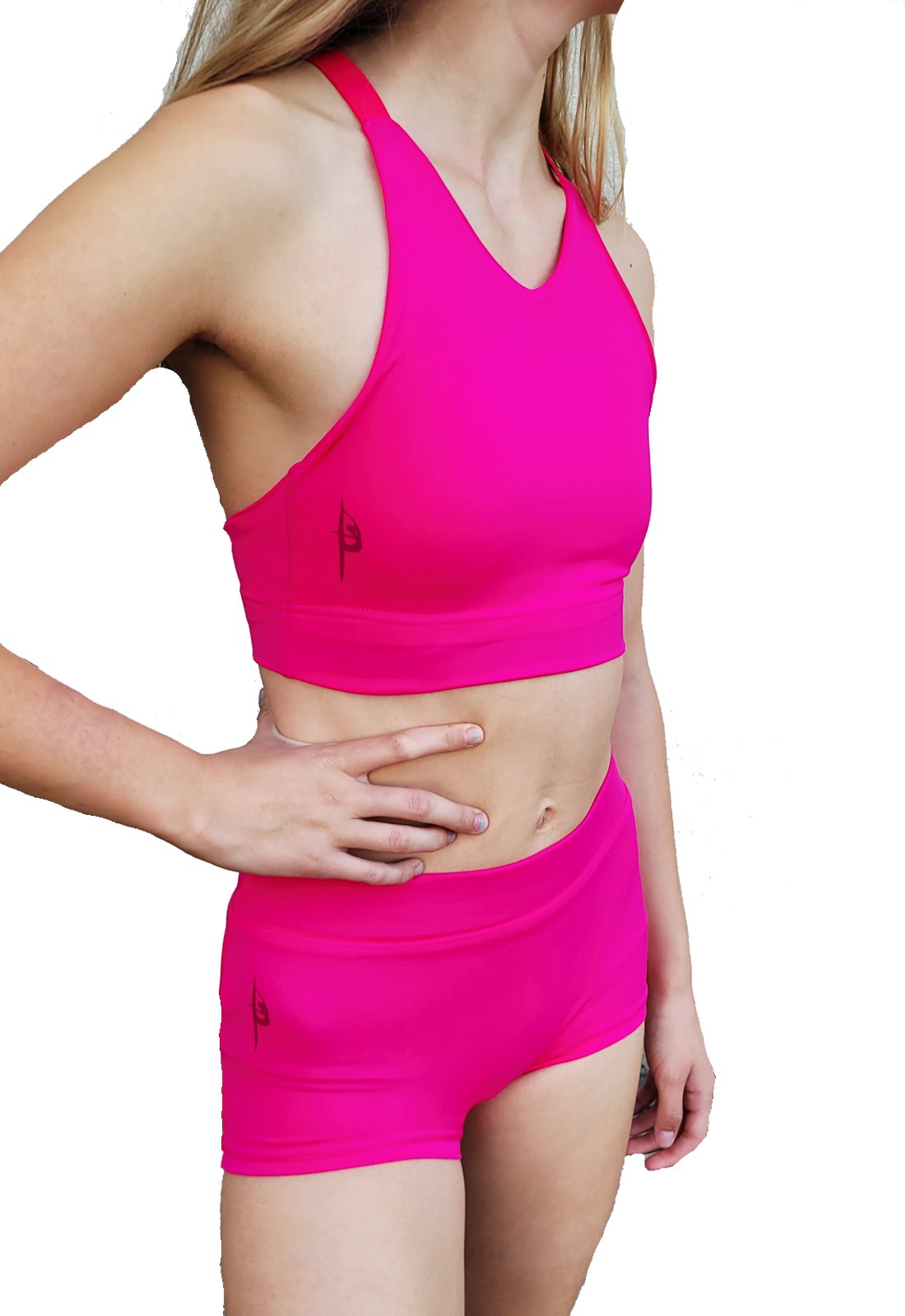 POLE DANCE  podprsenka - růžová doprodej vel. 146