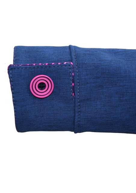 Dětský softshellový  kabát - tm. modrý melír - doprodej 116