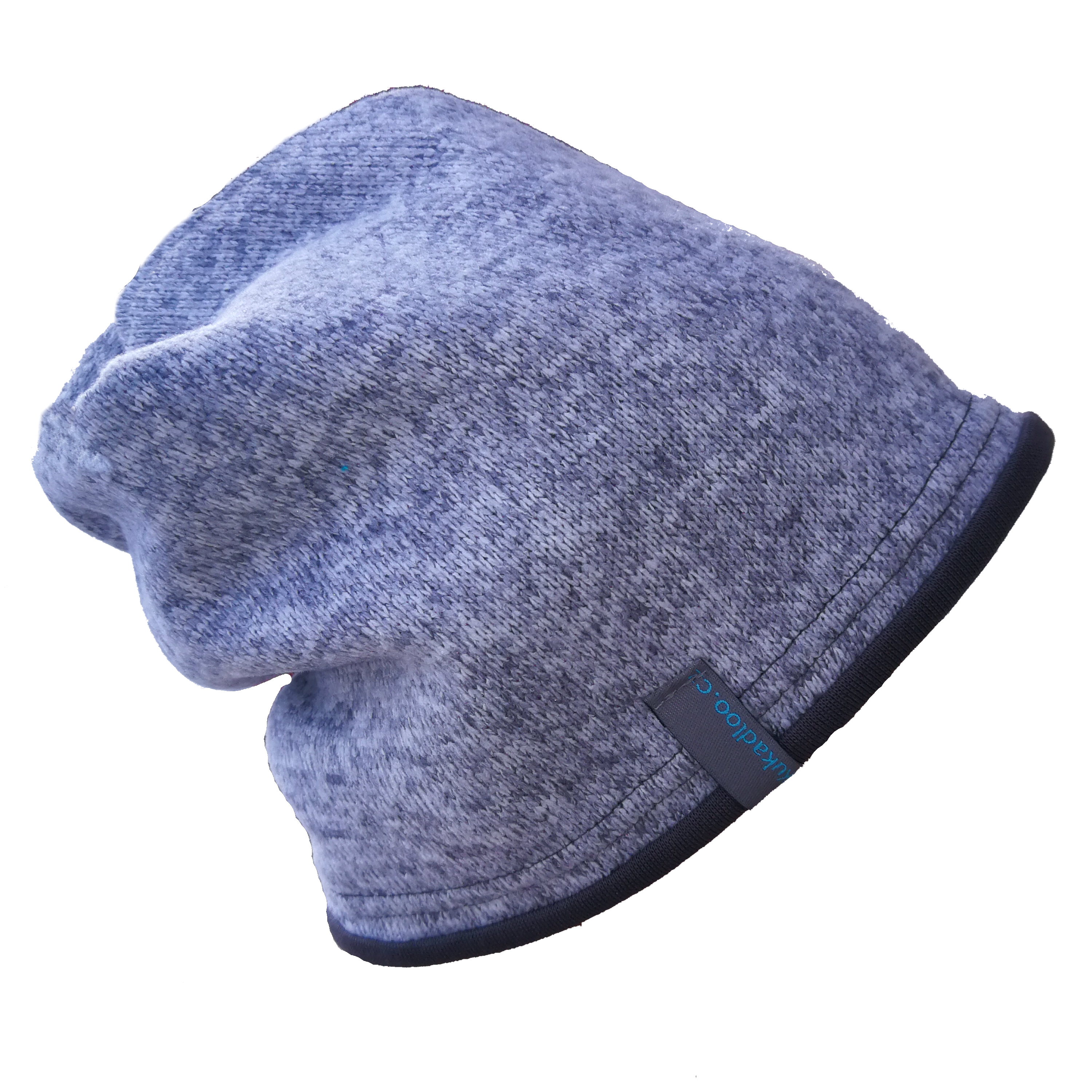 Zimní čepice - světle šedý melír