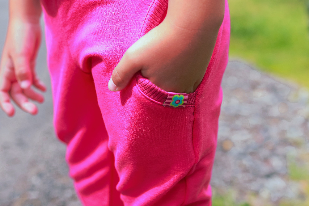 Dívčí tepláky MIA - fuchsiové