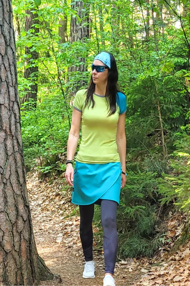 Dámská softshellová sukně - fuchsiová