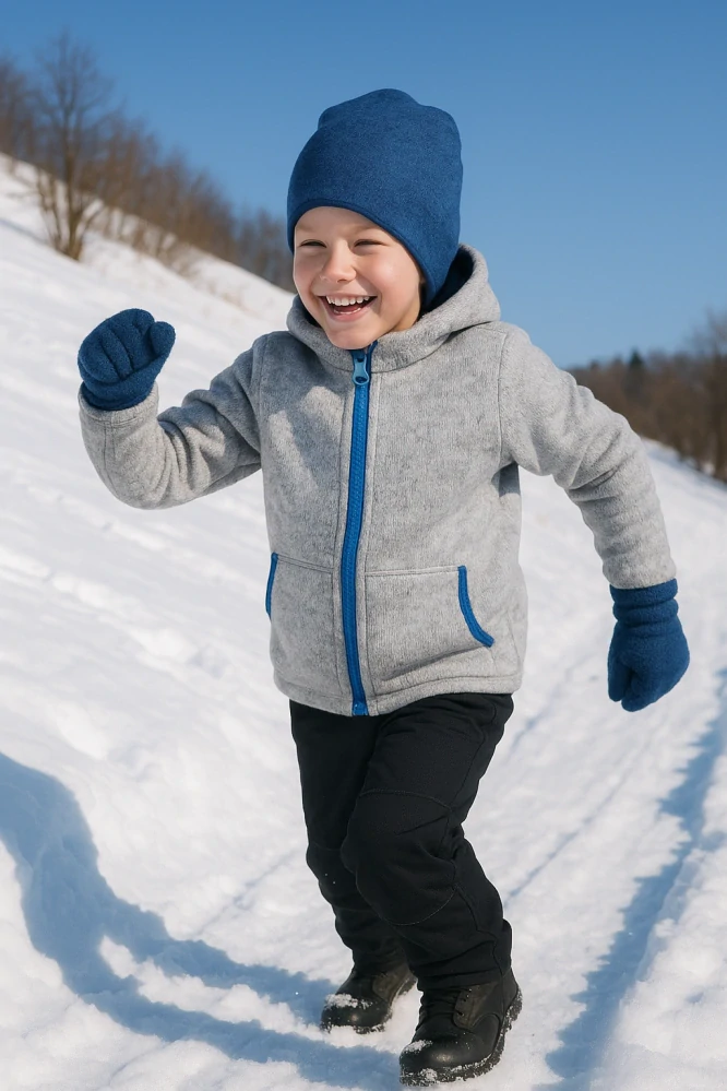 Dětská mikina  - světle šedá - svetrovina