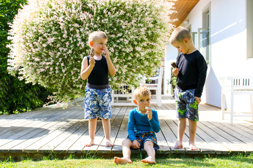 Funkční tílko bambusové dětské černé 