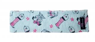 Čelenka - šedý melír - štěňata