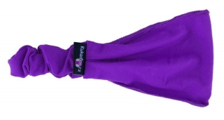 Dívčí čelenko-šátek / fialový bambus/ 11cm