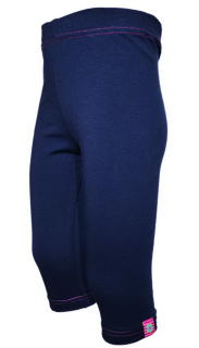 Dětské legíny Lili 3/4 - borůvková modrá DOPRODEJ