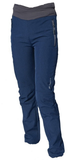 Dámské softshellové kalhoty - tm.modrý melír- doprodej