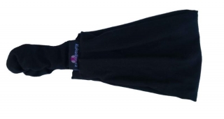 Dívčí čelenko-šátek/ černý bambus/ 20cm